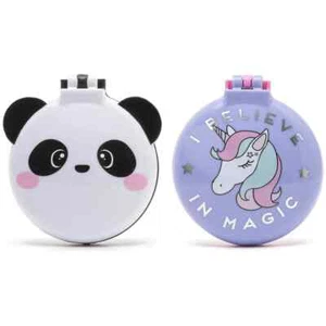 Legami 'Nice Hair' Hairbrush with Mirror | Panda or Unicorn Themed Hair Brush - Picture 1 of 11