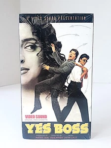 Yes Boss VHS Movie Starring Shah Rukh Khan Bollywood New Factory Sealed RARE - Picture 1 of 7