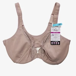 Playtex Secrets Bra Front Closure 38C Underwire Style 4423 Nude Blush NWT - Picture 1 of 3