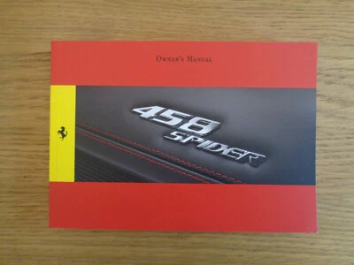 Manual del dueño Ferrari 458 Spider Foto 1 de 2