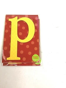 NEW Lowercase p Monogram Magnet Letter 5" craft supply craft supply educational - Picture 1 of 2