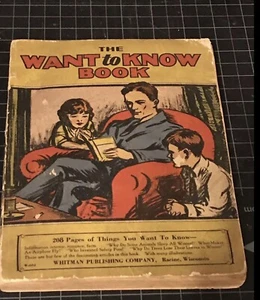 Vintage Copy, The Want To Know Book , 208 Pages, 1920 - Picture 1 of 12