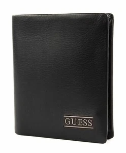 GUESS New Boston Small Billfold Coin Wallet Black - Imagen 1 de 3