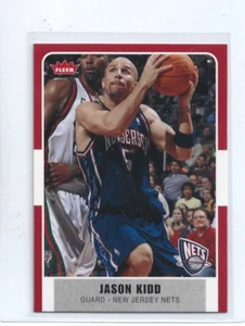 Jason Kidd-New Jersey Nets-2007-08 Fleer Basketball Card #38 - Picture 1 of 2