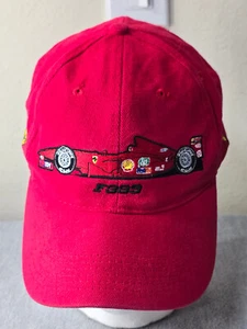 Gorra roja Campeón 1999 bordada coche Ferrari F399 F1 MUY RARA **LEER** - Imagen 1 de 12
