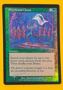 MTG SKYSHROUD CLAIM (FOIL) Nemesis (OldManMTG 004-092) - Foto 1 di 2