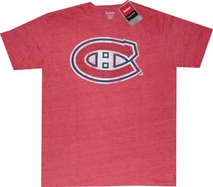 Montreal Canadiens Reebok Red Tri Blend Logo Shirt Closeout New tags $28 - Picture 1 of 3