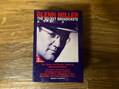 Glenn Miller the secret broadcasts cassette tape box set x3 tested vintage swing - Image 1 of 4