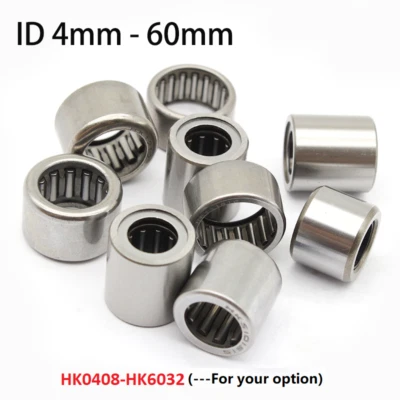 HK Needle Roller Bearings Needle Bearing Drawn Cup ID 4mm - 60mm HK0408-HK6032