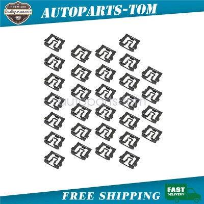 30X Clips de moldura para molduras de parabrisas y ventana trasera para Ford-1964-1993 #C5ZZ6543413-B Foto 1 de 4