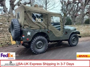 Tapa blanda para Jeep Willys M38A1/M38/CJ5 + arcos cruzados + marco de puerta - LONA - Imagen 1 de 15