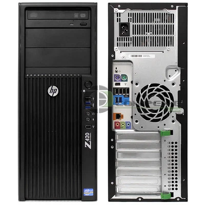 HP Z420 Desktop Computer Intel E5-1603 2.80GHz 8GB RAM 1TB HDD - Image 1 of 2