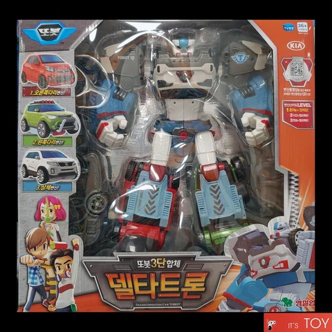 TOBOT DELTATRON X Z D Transforming Robot Figure Kia 3-Cars Delta Tron Young Toys Cover