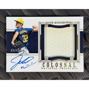2024 Panini National Treasures Colossal/49 Jacob Misiorowski RPA tarjeta automática - Imagen 1 de 5