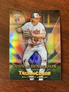 2023 Topps Chrome - Topps in Technicolor Gunnar Henderson #TT-19 (RC) - Bild 1 von 2