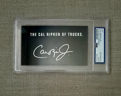 Cal Ripken Jr Cut Baltimore Orioles HOF PSA/DNA Signed Auto Autographed - Image 1 of 2