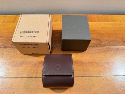 PATEK PHILIPPE Travel Uhrenbox Leder - NEU OVP - ca. 9 x 7 x 8 cm- mit Umkarton - Bild 1 von 4