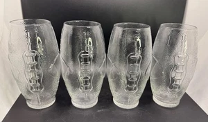 Vaso para beber cerveza con forma de fútbol 23 OZ Juego de 4 transparentes - Imagen 1 de 5