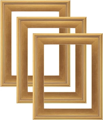 Marcos dorados Cardinali Plein Aire para arte en lienzo - Juego de moldes de 3, 3" de ancho 16X20 Foto 1 de 4