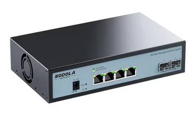 SODOLA 2.5GbE 6-Port Switch with 4 x 2.5G Ports & 10G SFP+ for Ultimate Connect - Image 1 of 4