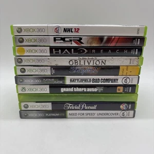Lot of 10 Microsoft Xbox 360 Games - Various Condition - Untested - Picture 1 of 7