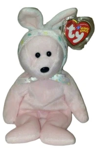 Ty Beanie Baby - BONNET the Bunny Bear (Internet Exclusive) 9" MWMTs Stuffed Toy - Picture 1 of 8