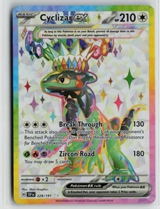 Pokemon Cyclizar ex - 228/191 228/191 SV08: Surging Sparks card Near Mint - Picture 1 of 2