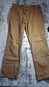 Carhartt Herren Relaxed Fit Duck Double Front Hose Gr. 34x32 Rugged Flex / Hellbraun - Bild 1 von 9