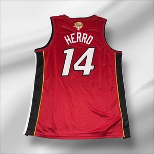 TYLER HERRO MIAMI HEAT NBA FINALS RED JERSEY SIZE XL NICE!! - Picture 1 of 2