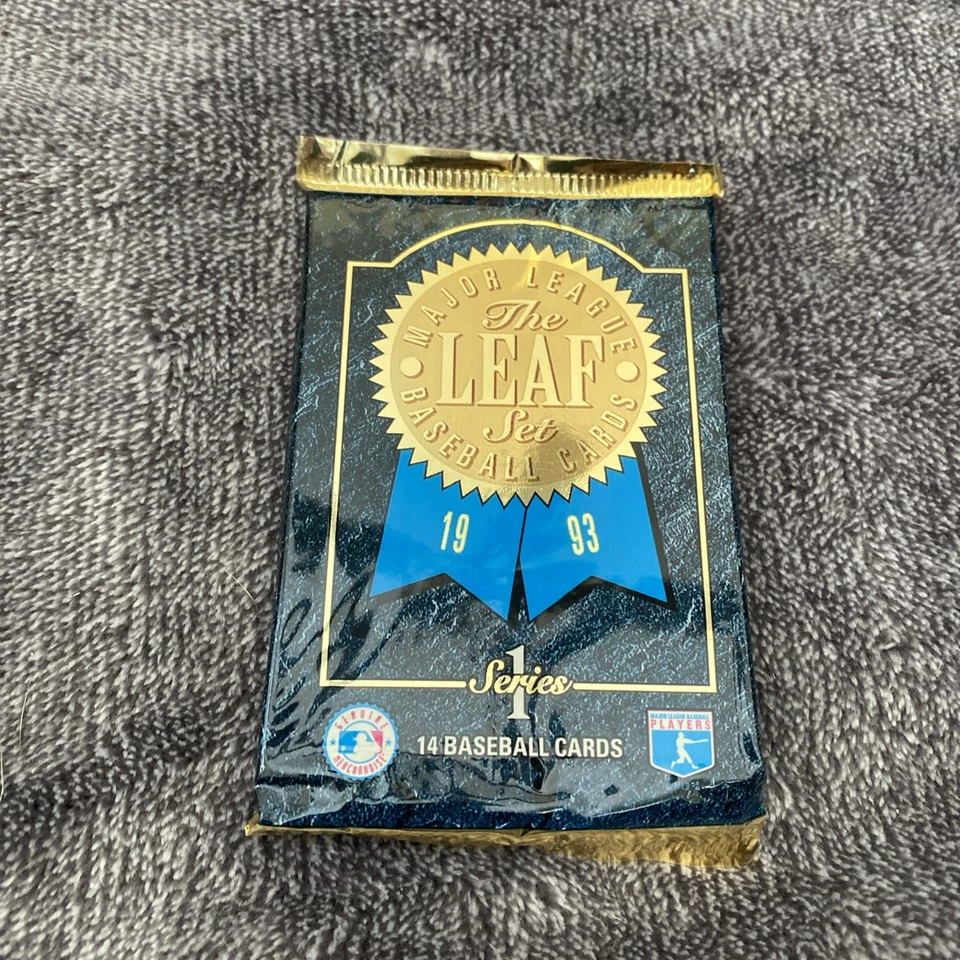 1993 The LEAF Set MLB Baseball Series 1 (14 Cards) Factory Sealed! - 1 pack - Image 1 of 1