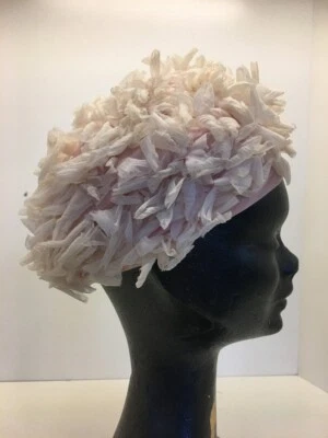 Women's vintage hats | 60s hat | pillbox hat | beehive hat | movie costume - Image 1 of 4