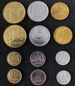 Ukraine 6 Münzen Set UNC Weltmünzen - Bild 1 von 1