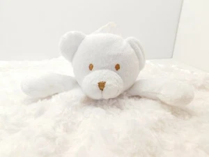 Blankets & Beyond White Teddy Bear 17.5 X 17.5 - Picture 1 of 7