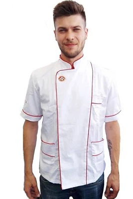  GIACCA PIZZAIOLO CHEF PIZZERIA Grembiule per MasterChef lavoro RISTORANTE - Immagine 1 di 4