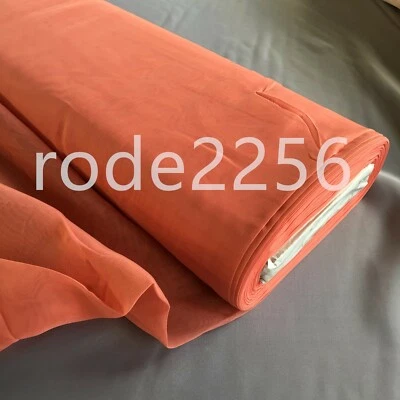 VOILE FABRIC WIDE 59'' (150cm) SOLD BY THE METER 30 Colours Free Delivery  - Image 1 of 4