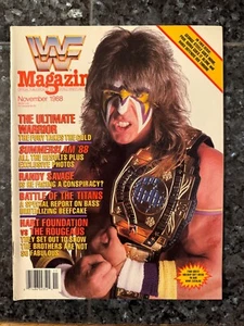 Vintage WWF Magazine November 1988 - Ultimate Warrior - Picture 1 of 3