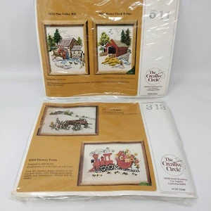 1979 The Creative Circle Needlepoint Bundle #511 and #313 NOS Unopened *READ* - Picture 1 of 7