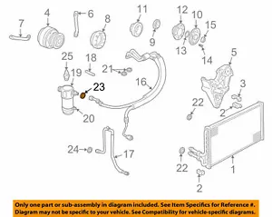 GM OEM A/C Condenser, Compressor Lines-Ac Line O-ring 52454646 - Picture 1 of 1