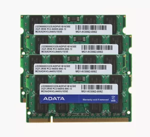 ADATA 8GB 4X 2GB DDR2 800Mh​z PC2-6400 Memory For Dell Latitude D530 D620 D630 - Picture 1 of 5