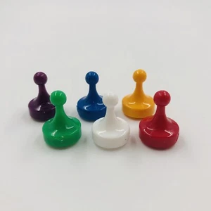 CLUE The Classic Mystery Board Game REPLACEMENT Pieces 2013 6 Character Tokens - Picture 1 of 1