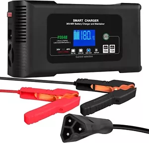 Battery Charger, 48V-13Amp and 36V-18Amp Golf Cart Charger, Smart Car Battery... - Picture 1 of 6