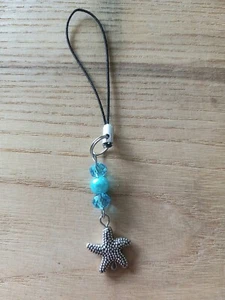 Cute Starfish Cell Phone Charm Strap Kindle AirPod Keychain Switch Zipper Gift - Zdjęcie 1 z 1
