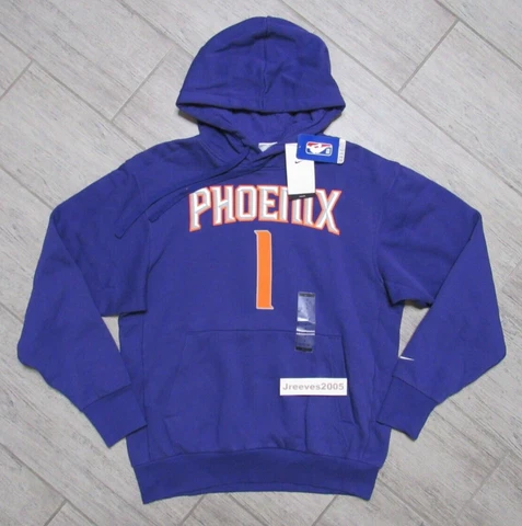 NWT Nike Phoenix Suns Devin Booker #1 Name + Number Icon Hoodie Sz Small - Men's Cover