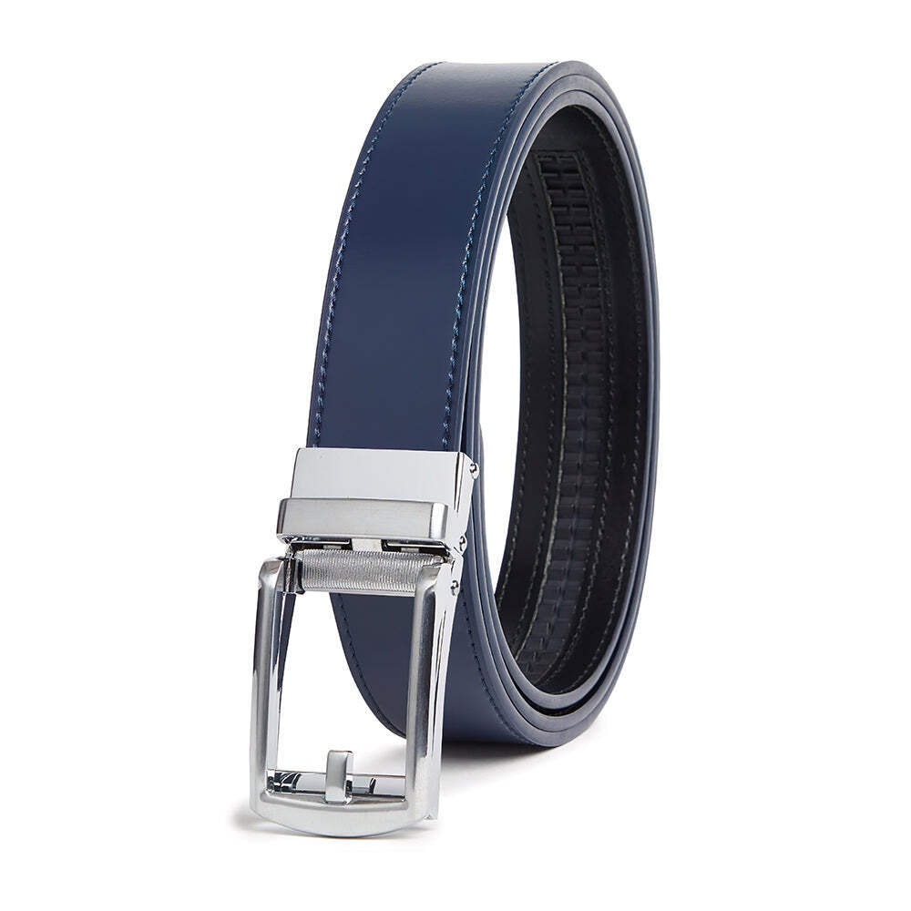 Veltum Belts Cinturón Hombre Cuero Hebilla Automática Ajuste Sin