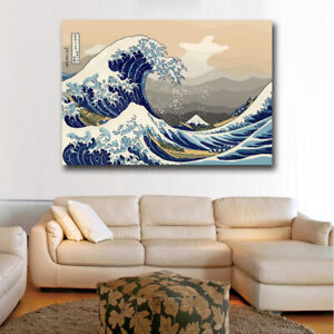 The Great Wave off Kanagawa impression murale art sur toile salon