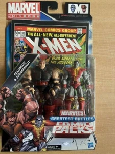 Greatest Batallas Cómic Packs Coloso Y Juggernaut Marvel Universo 9.5cm - Imagen 1 de 1