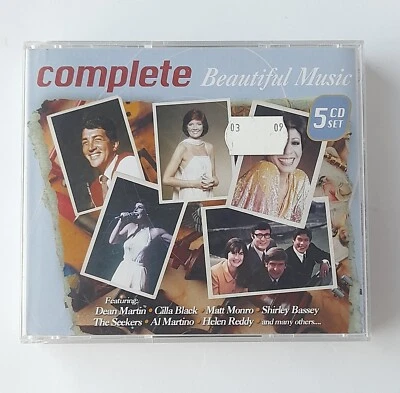 COMPLETE BEAUTIFUL MUSIC USED  5 CD SET..SEEKERS, DEAN MARTIN VERY VERY GOOD - image 1 of 4