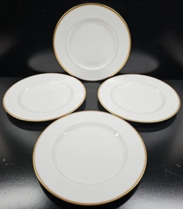 4 Royal Worcester Viceroy Gold Dinner Plate Set Vintage Elegant Dish England Lot - Picture 1 of 24