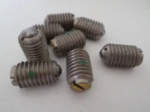 Schlitz Madenschraube Kugelkopf Edelstahlschrauben 5/8"-11 x 1 Zoll - Bild 1 von 1
