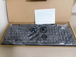 Acer Keyboard Wired USB Model PR1101U Black with Number Pad - New in Box - Picture 1 of 14